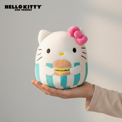 Squishmallows X Sanrio Food 8 Inch Plush | Hello Kitty With Cheeseburger
