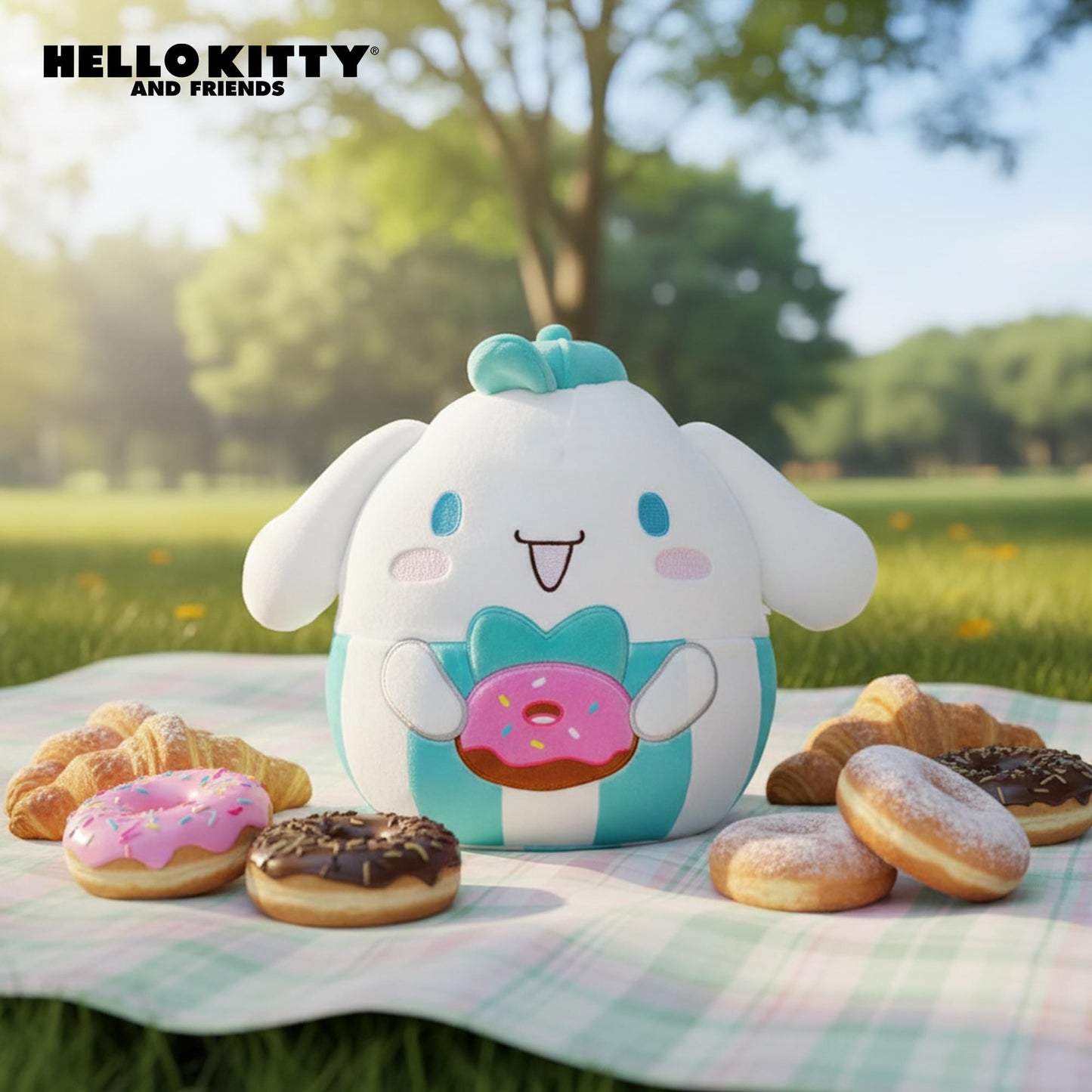 Squishmallows X Food 8 Inch Plush | Cinnamoroll With Doughnut