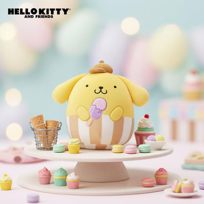 Squishmallows X Sanrio Food 8 Inch Plush | Pompompurin With Ice Cream