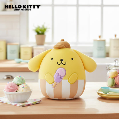 Squishmallows X Sanrio Food 8 Inch Plush | Pompompurin With Ice Cream