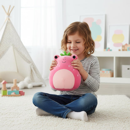Squishmallows 8 Inch Plush | Adabelle The Pink Strawberry Frog
