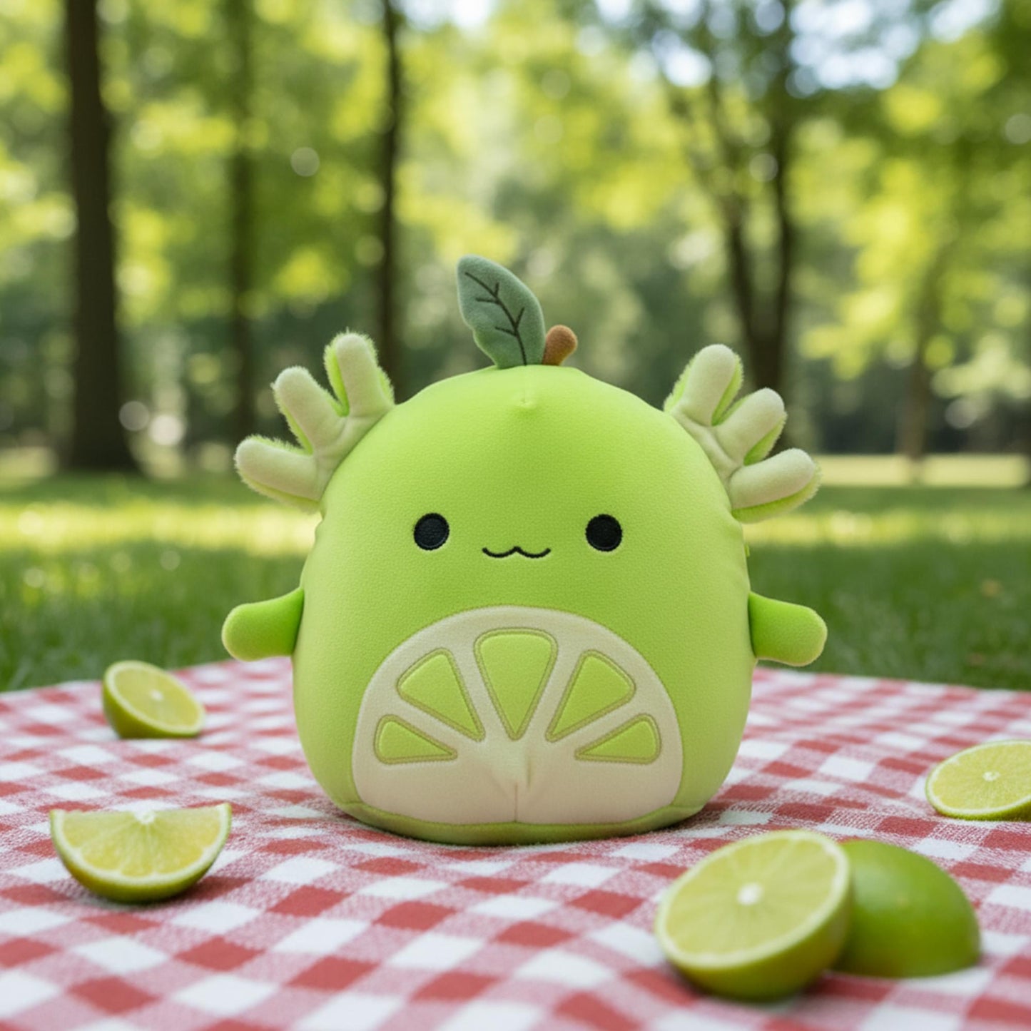 Squishmallows 8 Inch Plush | Kyler The Lime Axolotl