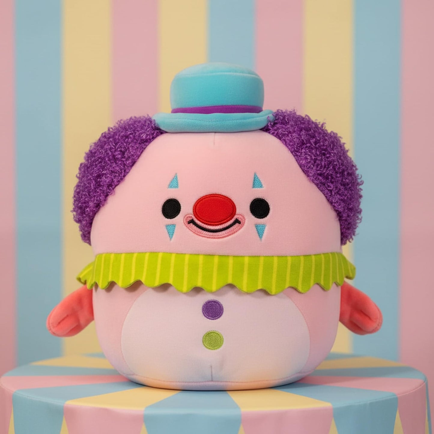 Squishmallows 8 Inch Plush | Noy The Blobfish Clown