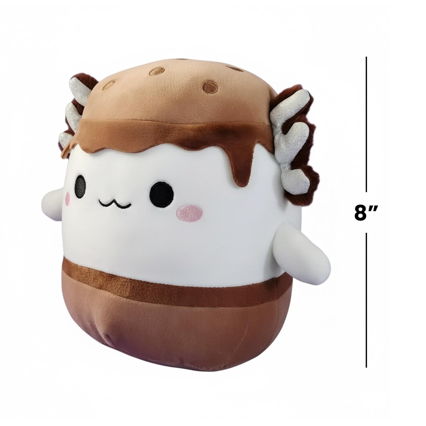 Squishmallows 8 Inch Plush | Prometheus The Axolotl S'more