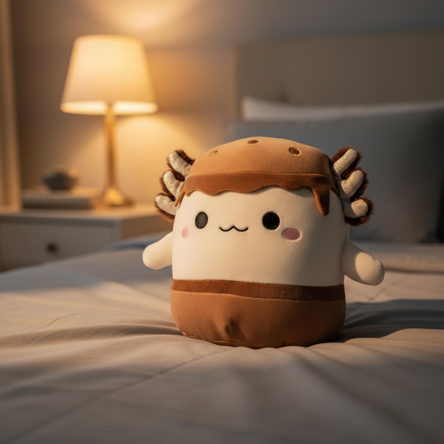 Squishmallows 8 Inch Plush | Prometheus The Axolotl S'more