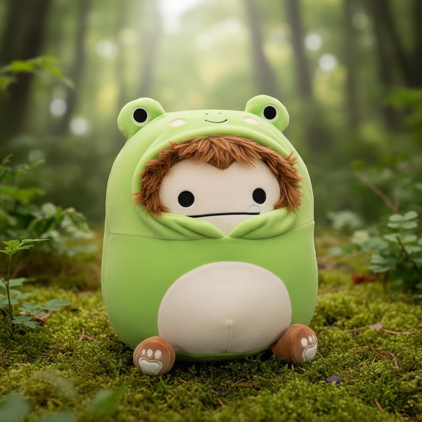 Squishmallows 8 Inch Plush | Benny The Bigfoot In Frog Costume
