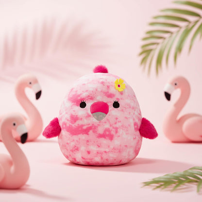 Squishmallows 8 Inch Plush | Cookie The Tie-Dye Flamingo