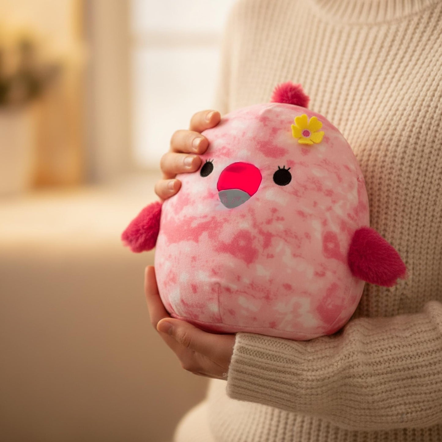 Squishmallows 8 Inch Plush | Cookie The Tie-Dye Flamingo