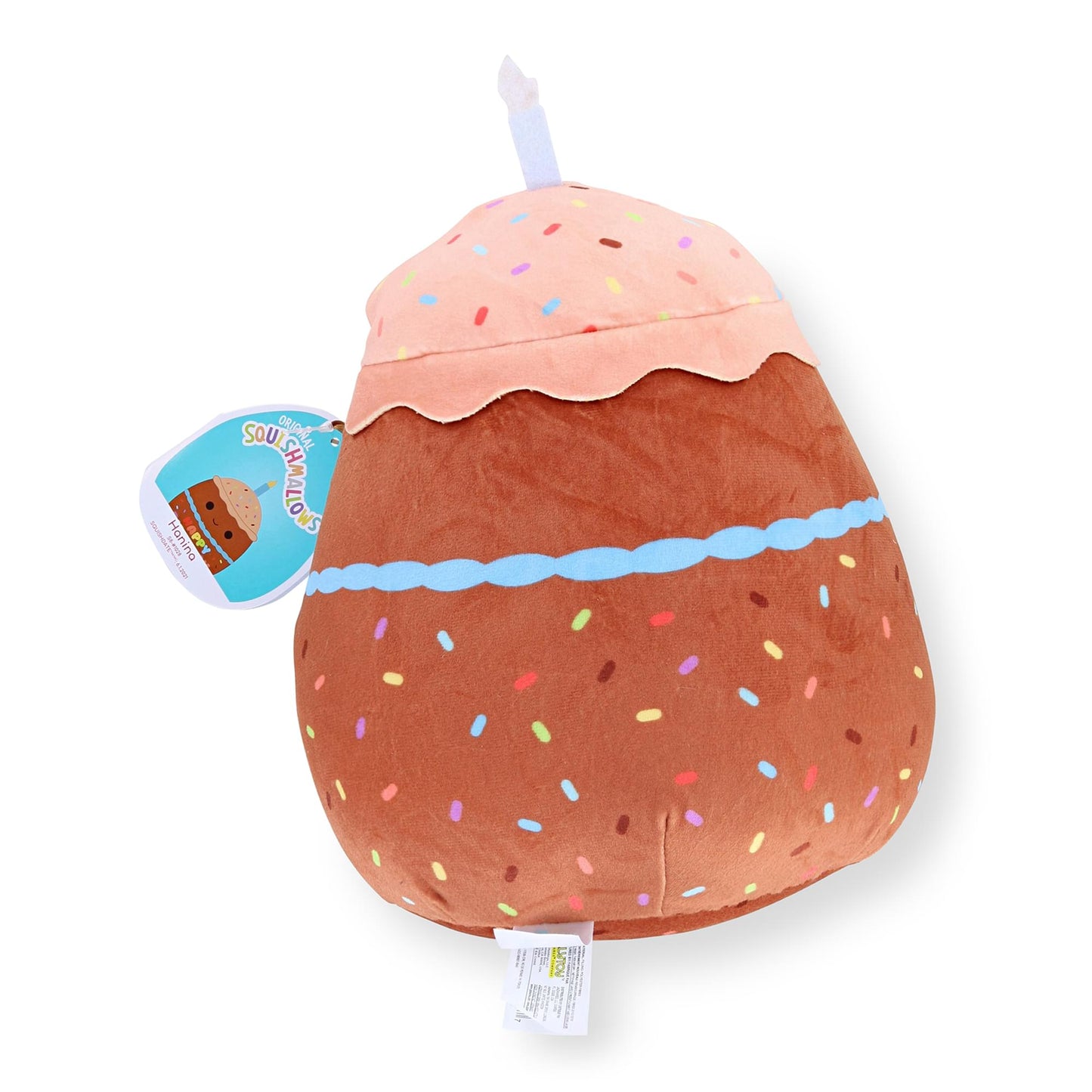 Squishmallow 8 Inch Birthday Squad Plush | Hanina the Chocolate Cake