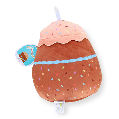 Squishmallow 8 Inch Birthday Squad Plush | Hanina the Chocolate Cake