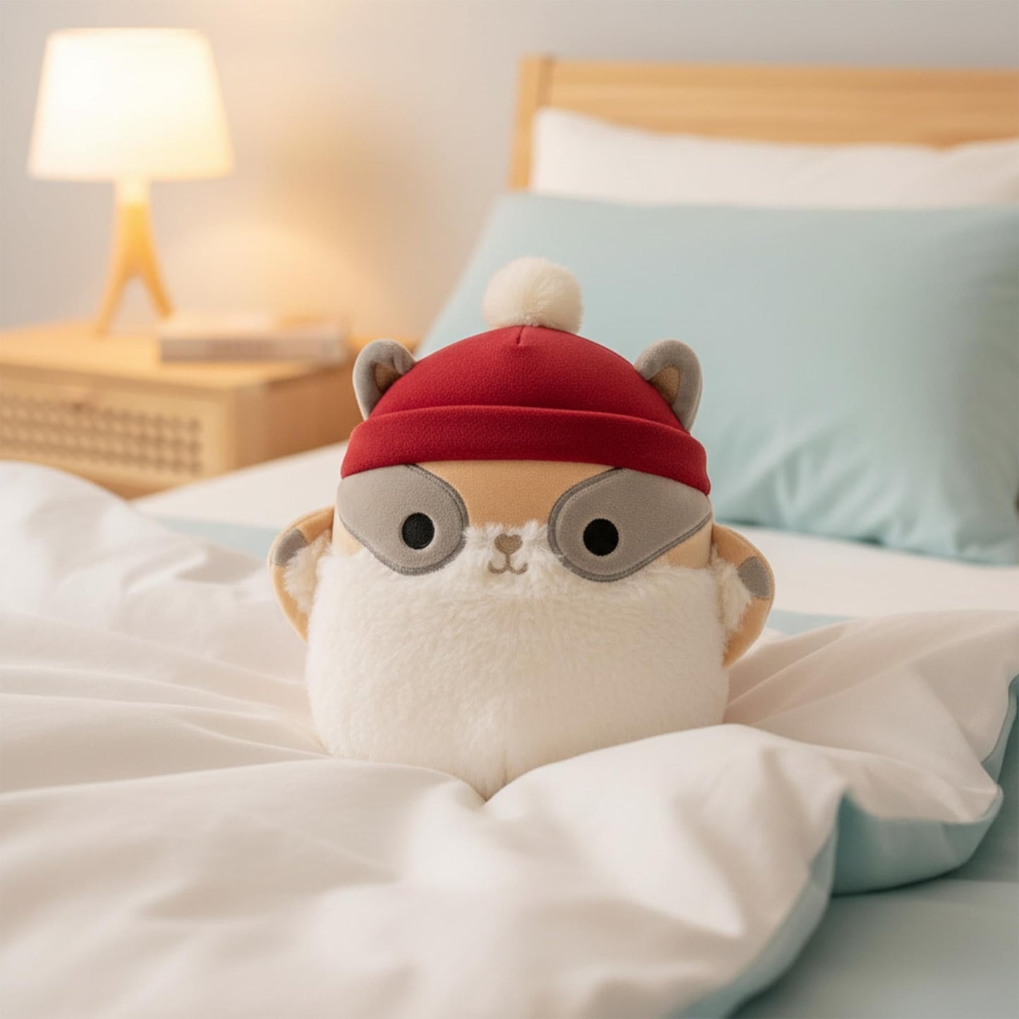 Squishmallow Cozy Squad 8 Inch Plush | Ziv the Sugar Glider with Hat