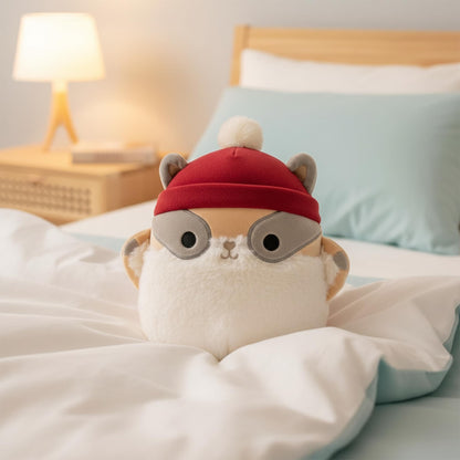 Squishmallow Cozy Squad 8 Inch Plush | Ziv the Sugar Glider with Hat