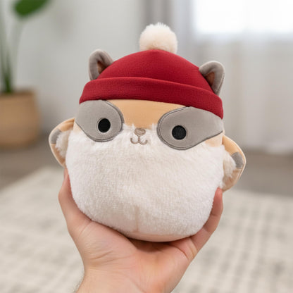 Squishmallow Cozy Squad 8 Inch Plush | Ziv the Sugar Glider with Hat