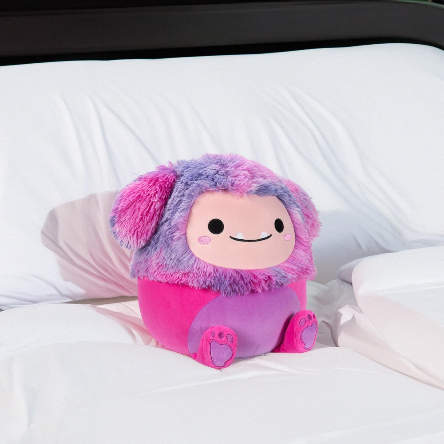 Squishmallow 12 Inch Plush | Woxie the Magenta Bigfoot