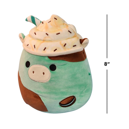 Squishmallows 8 Inch Plush | Ingeborg The Thin Mint Frappuccino Cow
