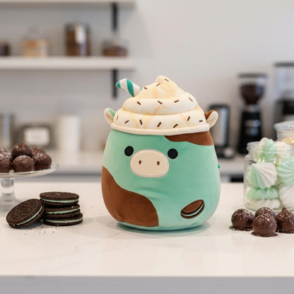 Squishmallows 8 Inch Plush | Ingeborg The Thin Mint Frappuccino Cow
