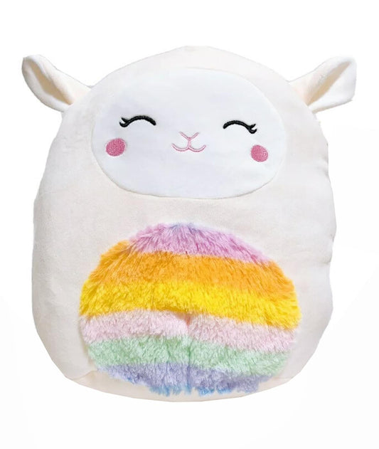 Squishmallow 8 Inch Plush | Sophie The White Lamb With Rainbow Belly