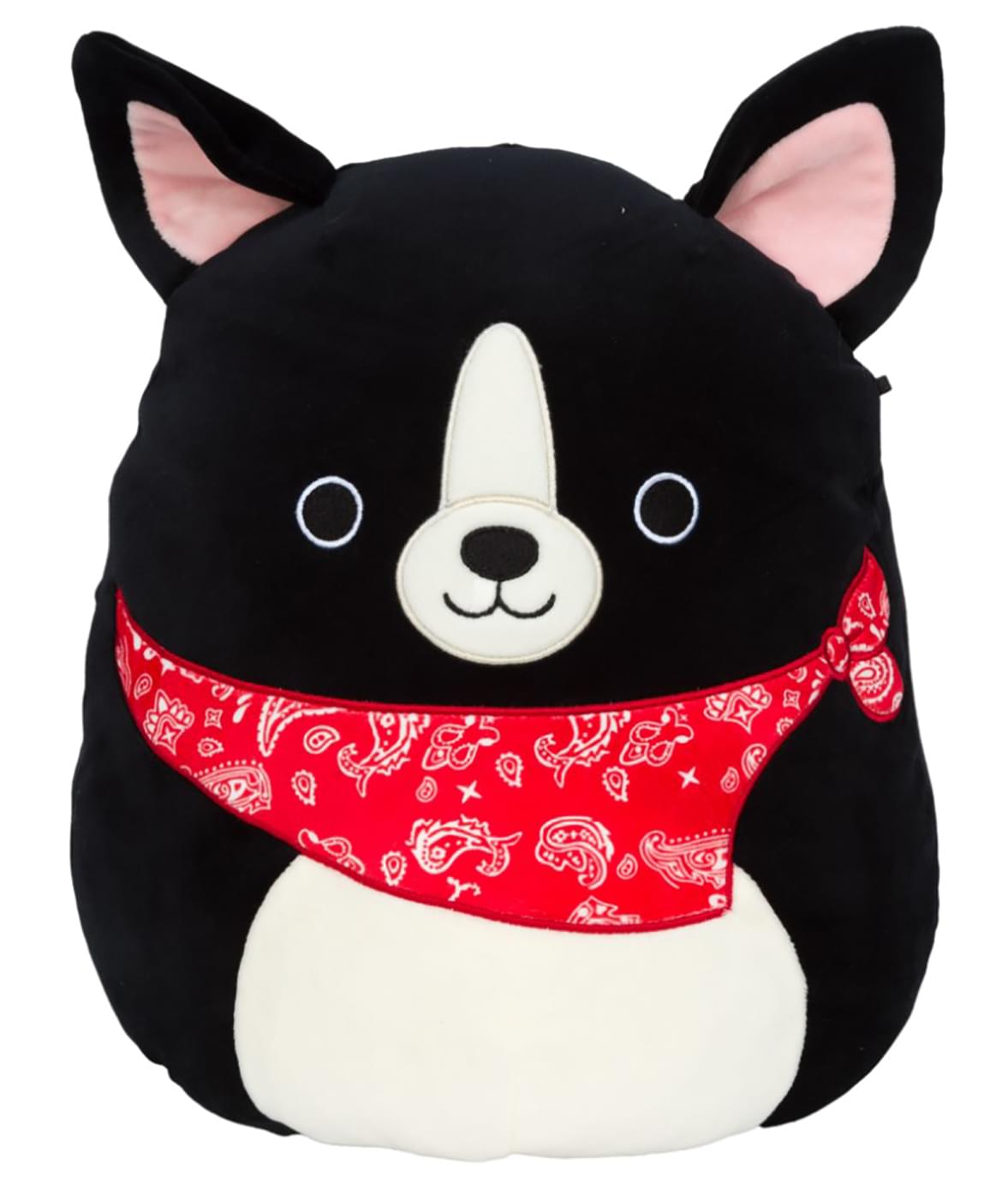 Squishmallow 16 Inch Plush | Teddy The Black Dog With Bandana
