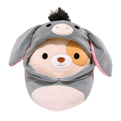Squishmallows 8 Inch Plush | Harris The Dog In Donkey Outfit