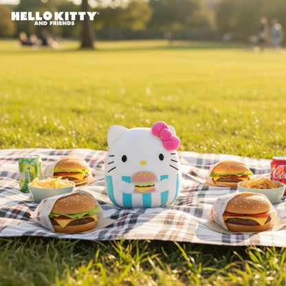 Squishmallows X Sanrio Food 5 Inch Plush | Hello Kitty With Cheeseburger