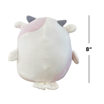 Squishmallows Sea Life 8 Inch Plush | Malia White With Pink Sea Cow
