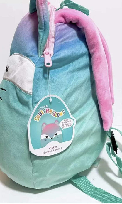 Squishmallow 12 Inch Plush Backpack | Vickie the Fox