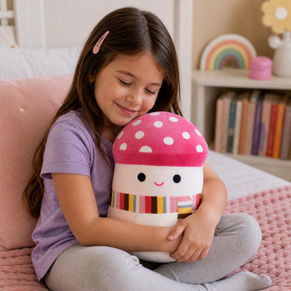 Squishmallow 10-Inch Malcom The Mushroom Plush