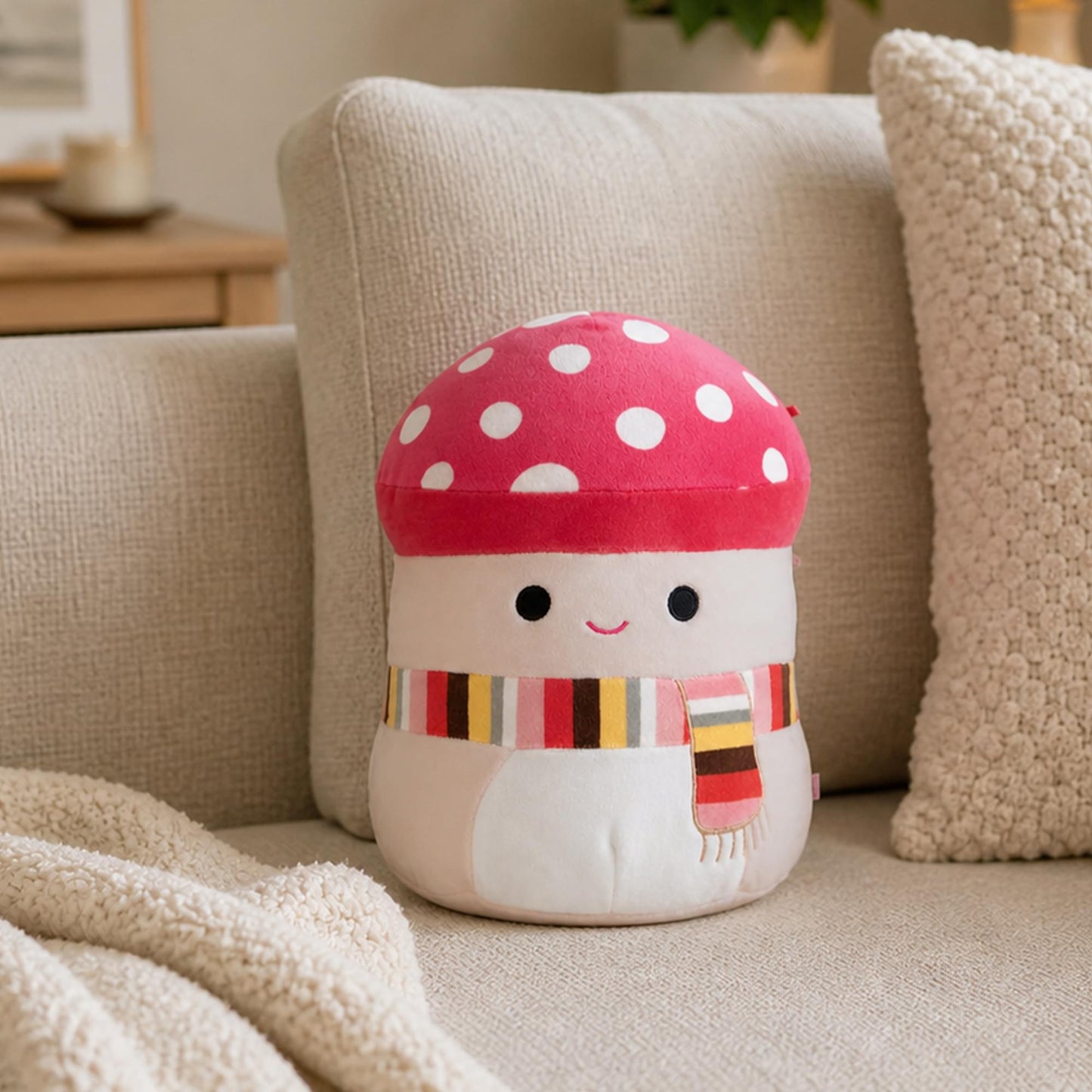 Squishmallow 10-Inch Malcom The Mushroom Plush