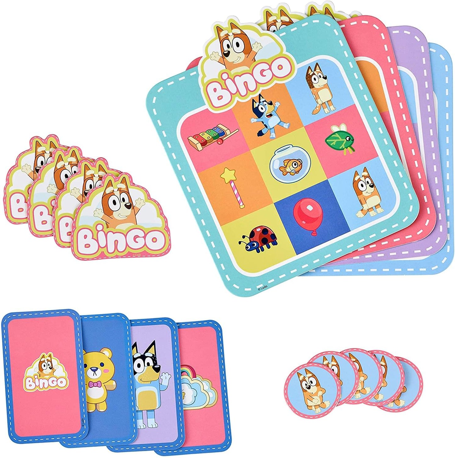 Bluey Bingo's Bingo Card Game | For 2-4 Players