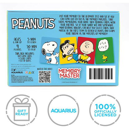 Peanuts Memory Master Card Game