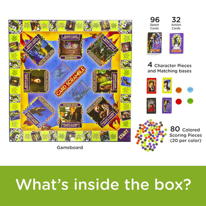 Beetlejuice Card Scramble Board Game | For 2-4 Players