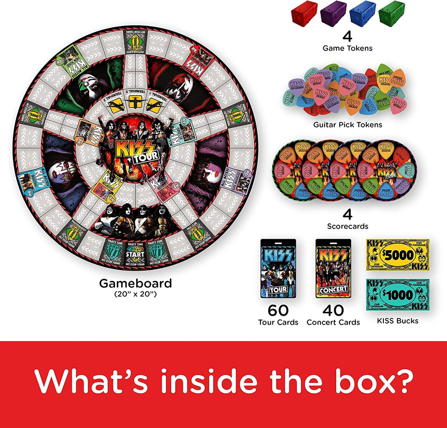 KISS Tour Board Game