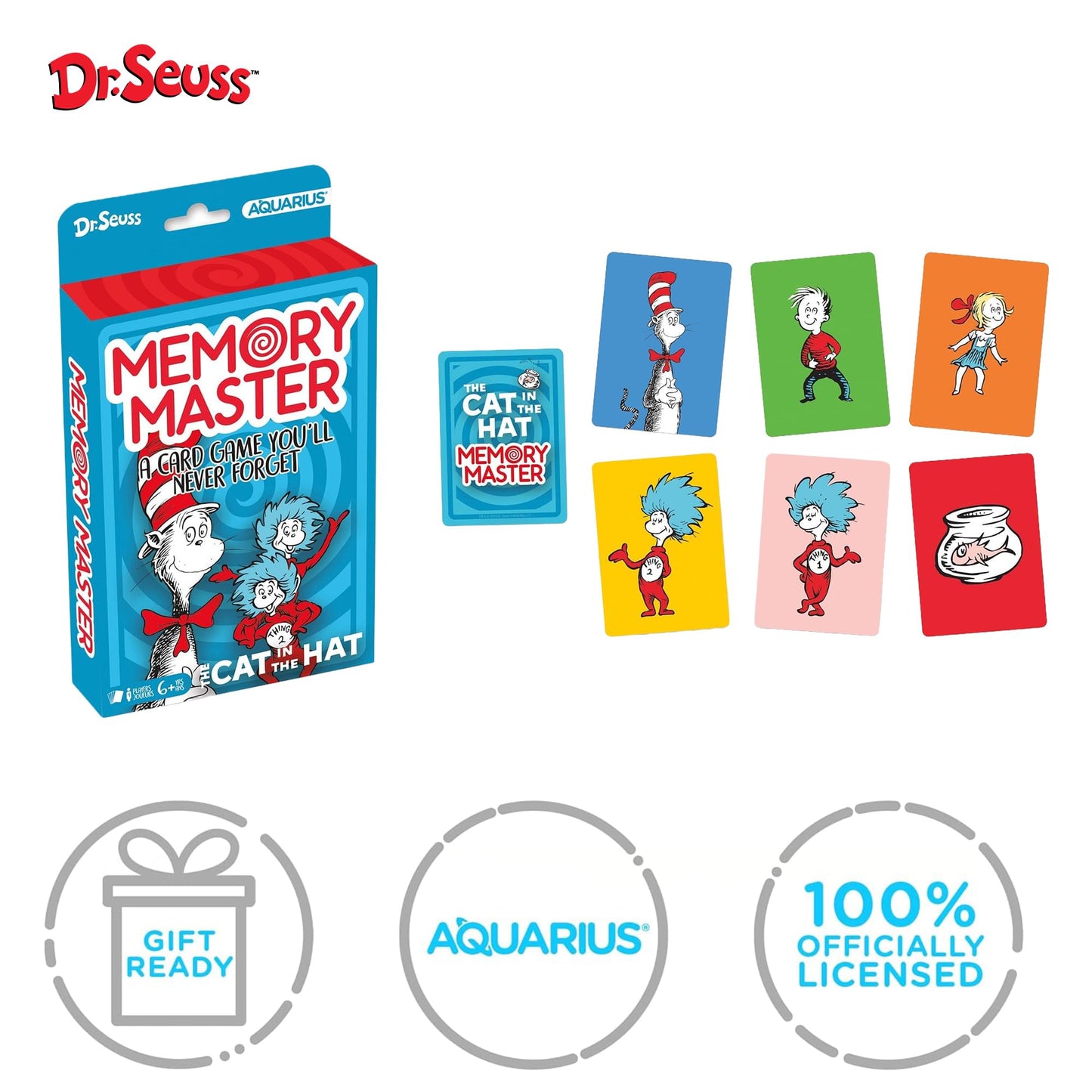 Dr. Seuss The Cat In The Hat Memory Master Card Game