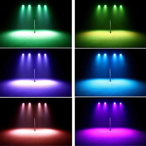 KTVLIGHTS 6 RGBW LED Stage Wash Light Moving Head for DJ Events - P9