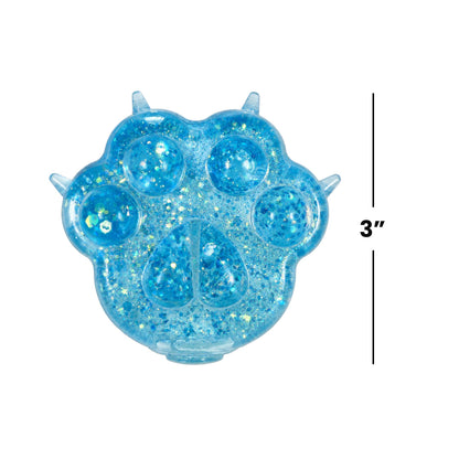Glitter Cat Paw 3-Inch Squishy Stress Relievers | Set Of 4