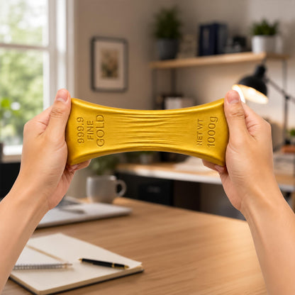 Gold Bar 5-Inch Squishy Stress Relievers | Set Of 3