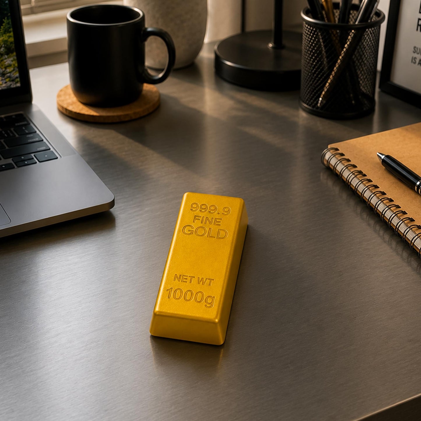 Gold Bar 5-Inch Squishy Stress Reliever