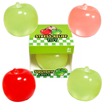 Apple Squishy 2-Inch Stress Relievers | Set Of 4