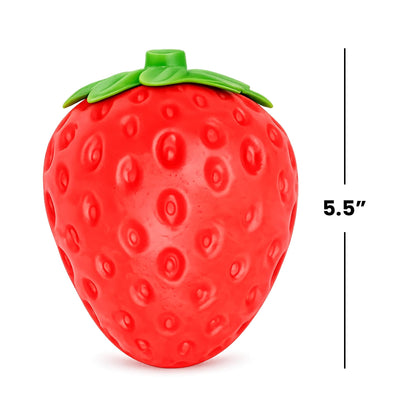 Giant Squishy Strawberry 5.5-Inch Squeeze Toy