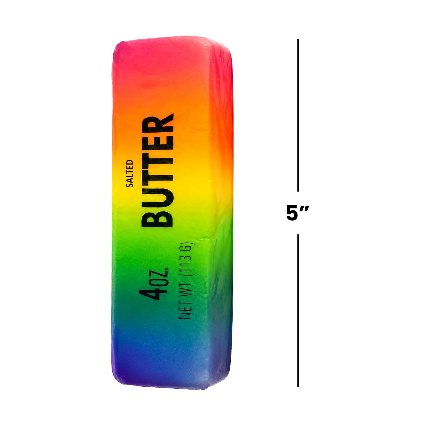 Rainbow Butter Squishy 5-Inch Stress Reliever | Random Set Of 4
