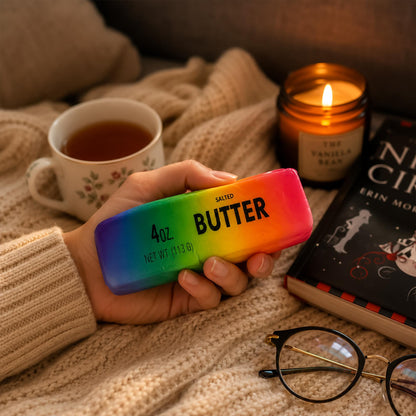 Rainbow Butter Squishy 5-Inch Stress Reliever | Random Set Of 4