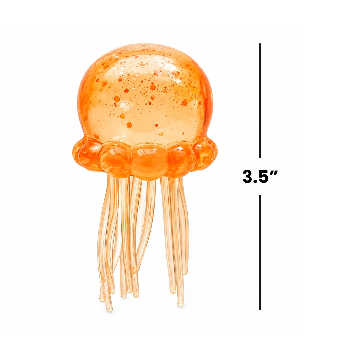 Squishy Jellyfish 3.5-Inch Stress Reliever | Orange