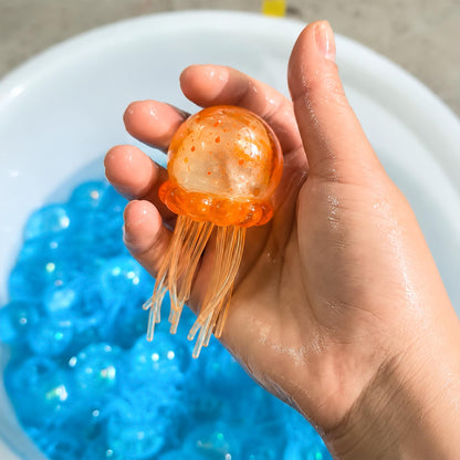 Squishy Jellyfish 3.5-Inch Stress Reliever | Orange