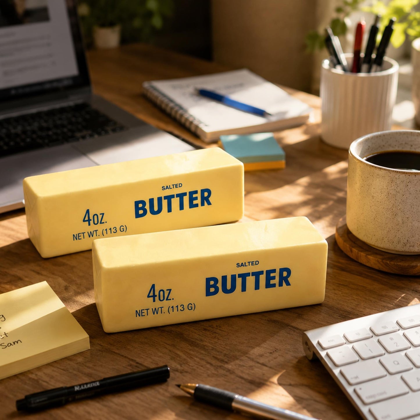 Butter Squishy Jumbo 9-Inch Stress Reliever | Set Of 2