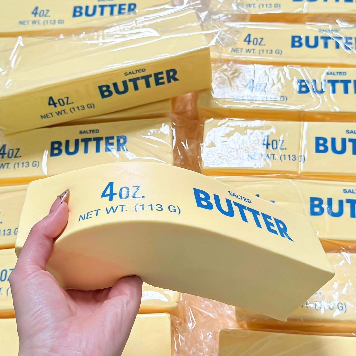 Butter Squishy Jumbo 9-Inch Stress Reliever | 1 Piece