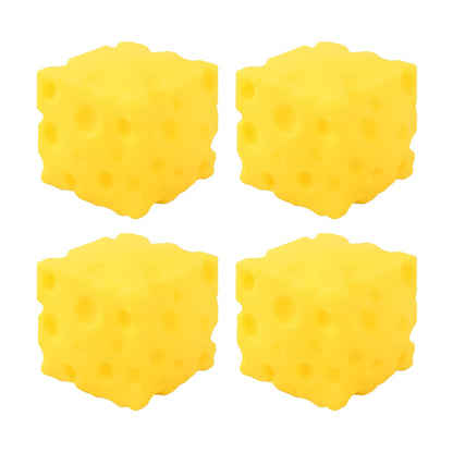 Cheese Squishy 2-Inch Stress Reliever | Set Of 4