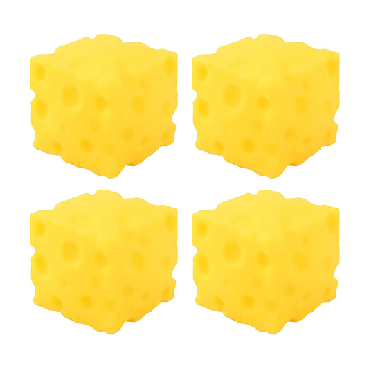 Cheese Squishy 2-Inch Stress Reliever | Set Of 4