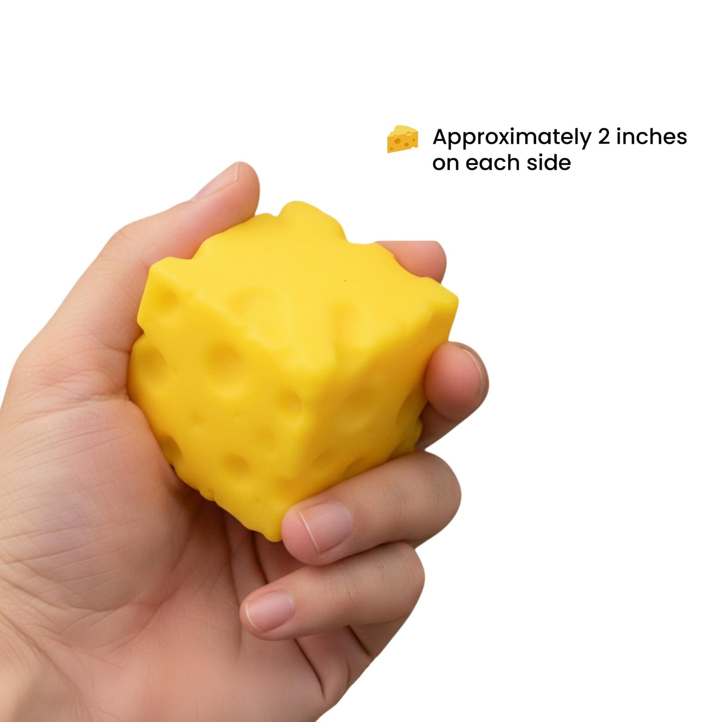 Cheese Squishy 2-Inch Stress Reliever | Set Of 4