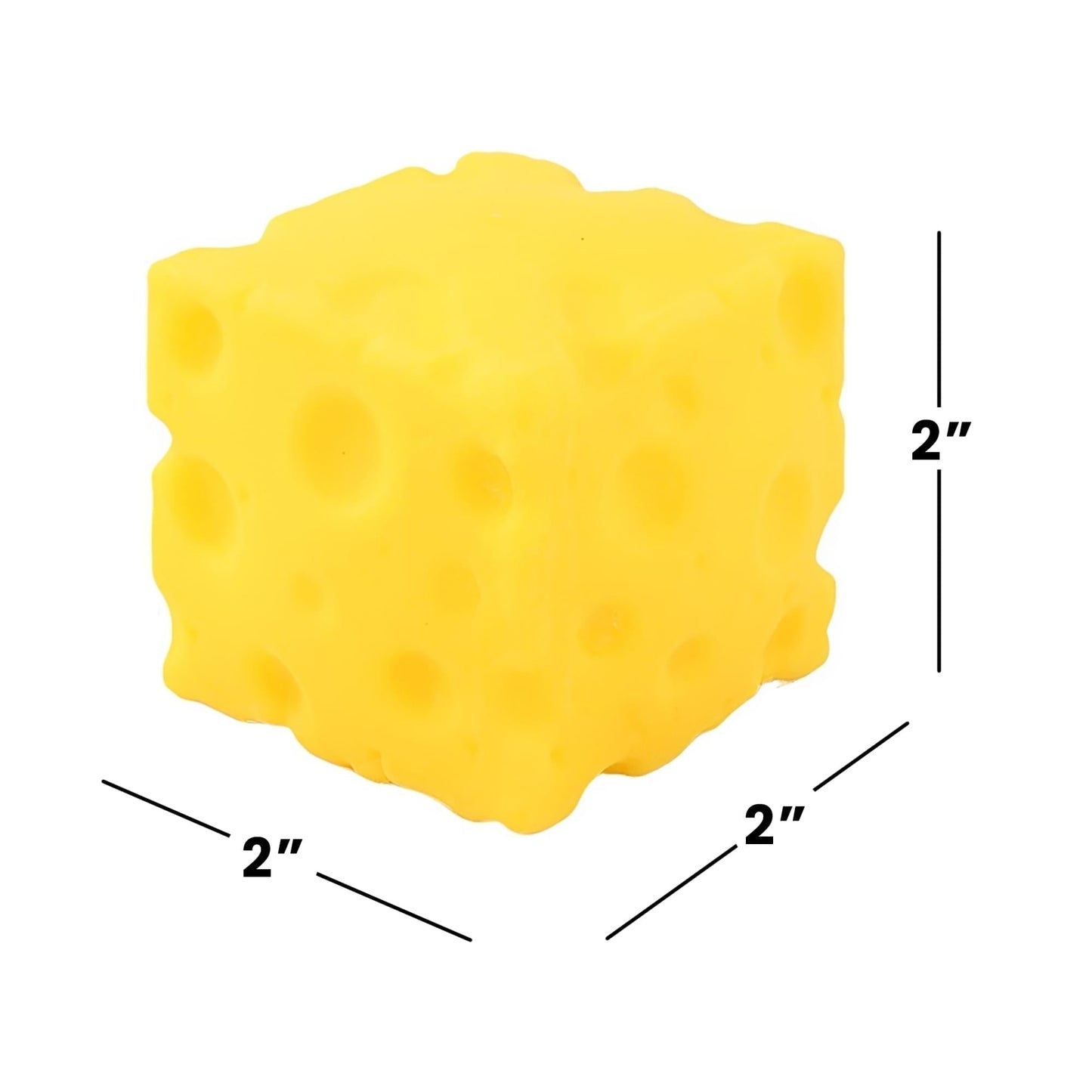 Cheese Squishy 2-Inch Stress Reliever | 1 Piece