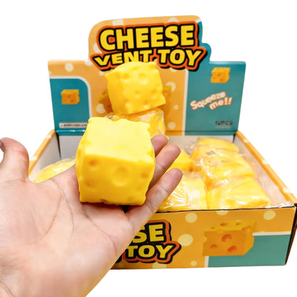 Cheese Squishy 2-Inch Stress Reliever | 1 Piece
